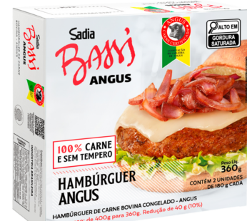Hamburguer Bassi Sadia 360g
