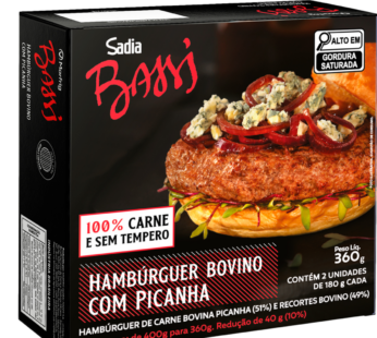 Hamburguer Bassi Sadia 360g