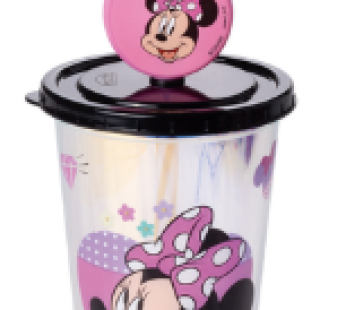 Copo Refri C/ Ping e Canudo Plasutil 500ml