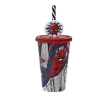 Copo Refri C/ Ping e Canudo Plasultil 500ml