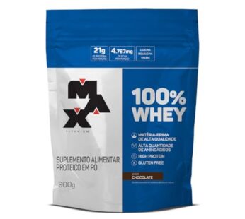 Whey 100% Refil Max Titanium 900g