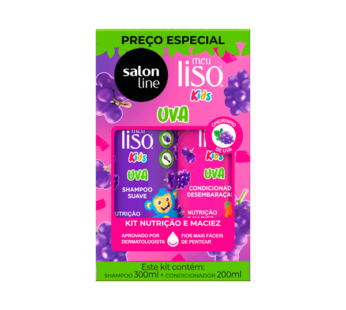 Kit Shampoo 300ml+cond 200ml Kids Salon Line